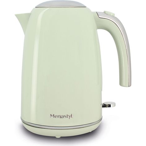 Bouilloire électrique 1,7L en acier inoxydable, RETRO (1/3)