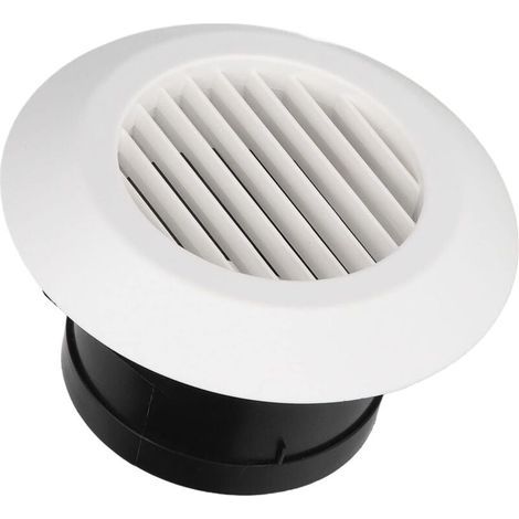 Salida de ventilación de 75 mm con rejilla protectora - ABS (ø75 mm) (1/4)