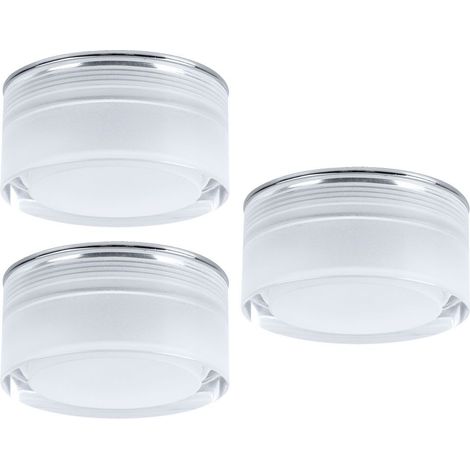 3x luci da incasso a LED design plafoniere chiare illuminazione corridoio Eglo 78702 cartone danneggiato