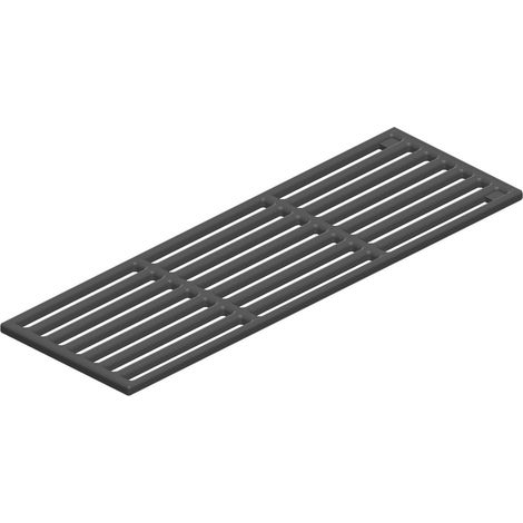Allgrill Gussrost für Gasgrill Chef S 15 x 46 cm Gusseisen Grillrost