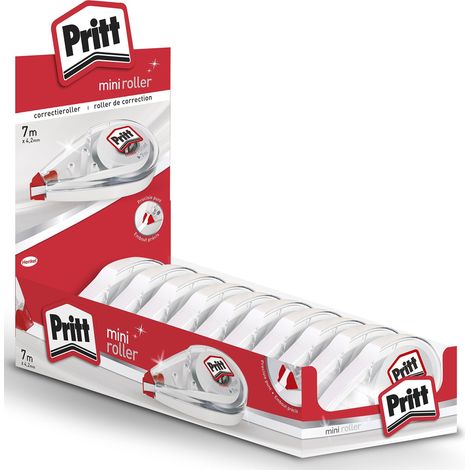 Corrector pritt roller mini 4,2 mm x 7 m (pack de 10 uds.) (1/4)
