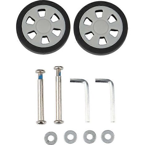 Accessoires pour bagages : Roues, poulies de valise d'avion, roulettes silencieuses, pièces de rechange, 55 x 12 mm