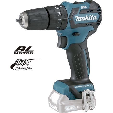 MAKITA HP332DZ TALADRO COMBINADO 12VMAX CXT BL 10 MM EQUIPAMIENTO Sólo máquina en caja de cartón