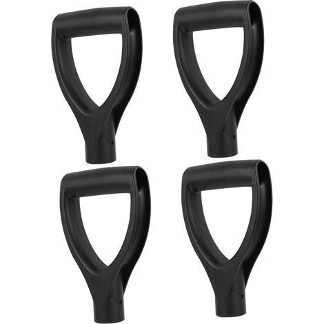 4Pcs Poignée De Pelle De Type D, Outils d'entretien des Pelouses Pelle De Soins Infirmiers,Pièces De Pelle Poignée D Grip Poignée (1/5)