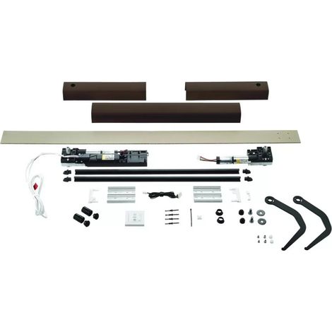 Somfy – Kit motorisation volet battant – 2 vantaux – Couple 20Nm – Puissance 50W – Tension 230V – Pour bois dur et teck