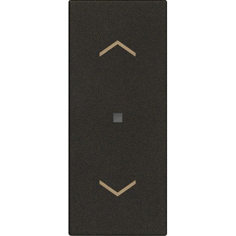 Commutatore per tapparelle illuminabile Nero Vimar Linea 30196.G