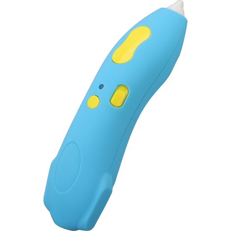 Stylo d'impression 3D rechargeable à basse température avec 3 rouleaux de consommables de couleurs différentes pour enfants (bleu) (1/5)
