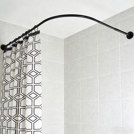 YISSALE -Outillage -Barre de douche extensible pour salle de bain, baignoire, barre de douche, barre d'angle pour rideau de douche. (1/5)