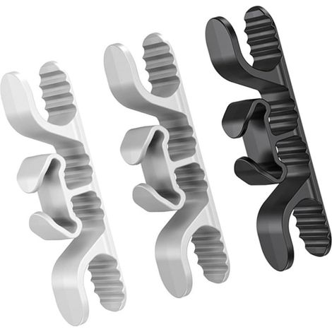 Organisateur de Câbles Adhésif Support de Cordons pour Appareils Électroménagers Lot de 3 Pièces en Silicone Souple la Cuisine Cuisine Propre et Ordonnée (1/5)