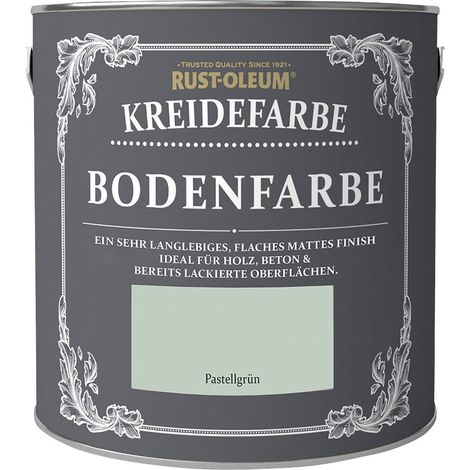 Rust-Oleum Kreidefarbe Bodenfarbe 2,5 L pastellgrün Kreidefarbe