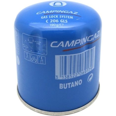 CARTUCCIA GAS UNIVERSALE CON VALVOLA GLS 206 190 gr
