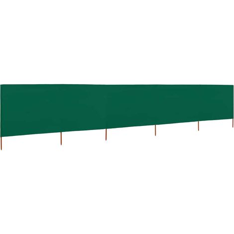 Schermo per balcone Paravento a 5 Pannelli in Tessuto 600x160 cm Verde (1/5)