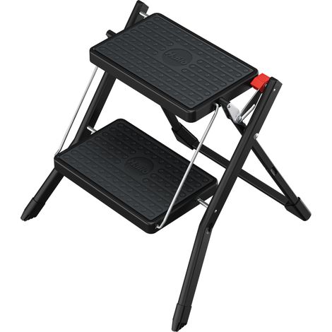 Hailo MK61 Mini, Stahl-Trittleiter, 2 Stufen