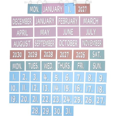 Calendrier scolaire Baluue 2029 avec page de décoration, outil (1/5)