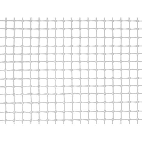 Rete PVC per recinzione giardino leggera Colorado Maglia 5x5mm Bianca Le Reti Americane - Maglia 10x10 mm