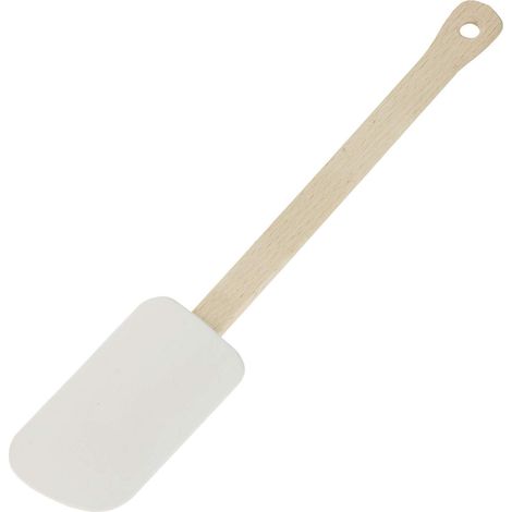Westmark Spatola, Lunghezza: 27,4 cm, Legno/Gomma naturale, Woody, Marrone chiaro/Bianco, 30832270 (1/5)