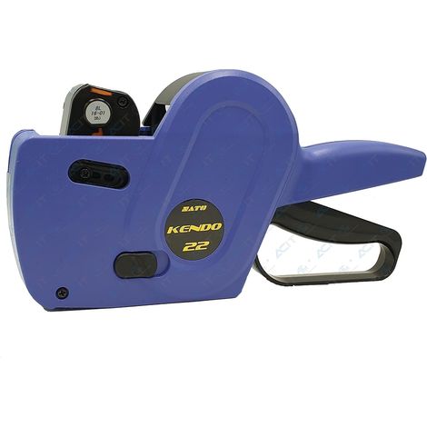 Étiqueteuse Sato Kendo 22 + 3 rouleaux d’étiquettes. Pistolet d’étiquetage manuel professionnel, idéal pour les magasins. Imprime les prix, les dates et les numéros de lot (8 caractères) (1/5)