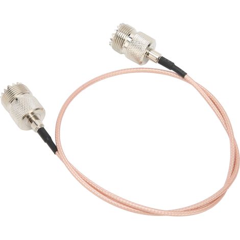 Câble coaxial SO239 50 cm faible perte pour analyseur d'antenne et mesureur de ROS (1/5)