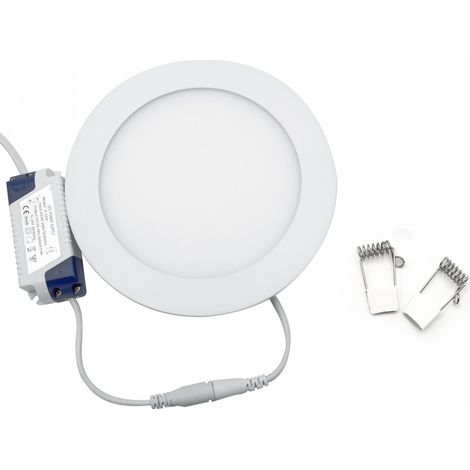 Faretto Led 12 Watt Pannello Incasso rotondo 860LM Luce naturale 4000k