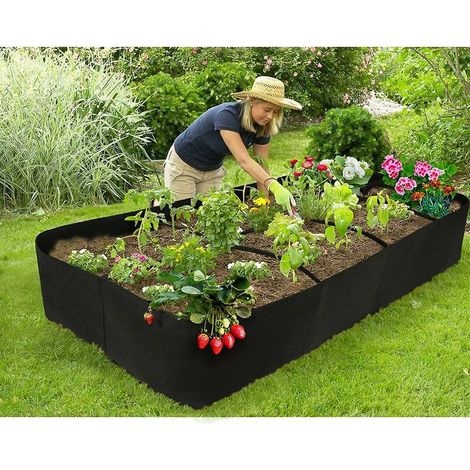 JOORRTLit surélevé rectangulaire 0,9 x 1,8 m, sac de lit surélevé en tissu Br-Life (1/2)