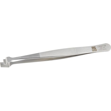 Brucelles RS PRO pointe Pastille en inox, L. 120 ( Prix pour 1 ) (1/3)