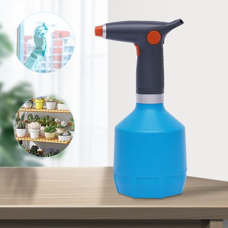 Pulverizador eléctrico de 1000 ml con boquilla ajustable para fertilización automática de césped y jardín