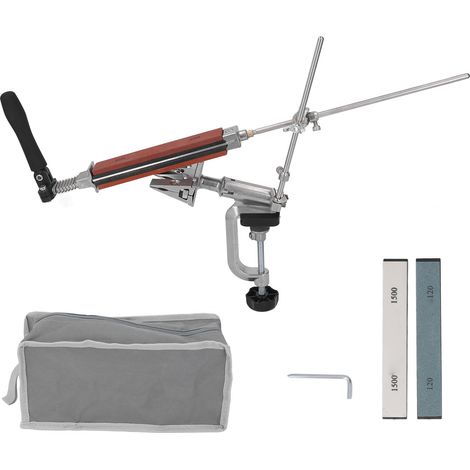 Professioneller Messerschärfer mit 4 Schleifsteinen und 360° festem Winkel für die Küche