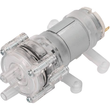 Pompe à eau miniature à membrane transparente pour aquarium, résistante aux hautes températures, 12 V CC (1/5)