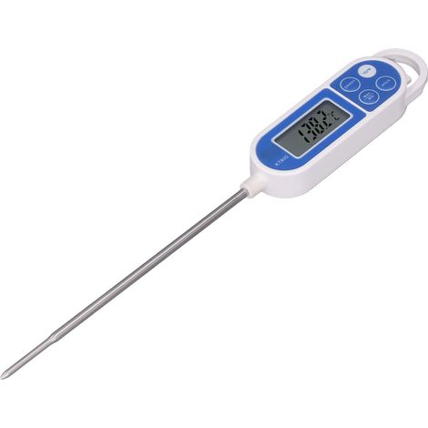 Digitales Thermometer mit langer Sonde, wasserdicht, hintergrundbeleuchtet, schnelle Temperaturanzeige für Fleisch und andere Lebensmittel (1/5)