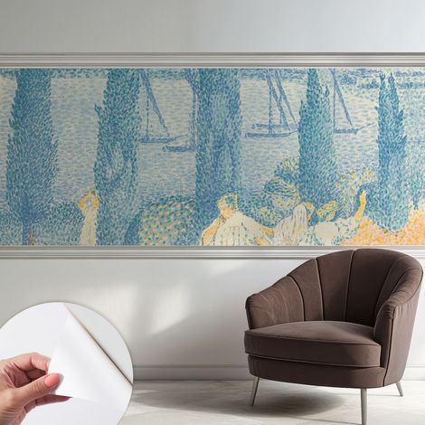 Fotomurale adesivo - parete decorativa - decorazione casa - stile moderno parete - Giornata pigra 250x104 cm (1/5)