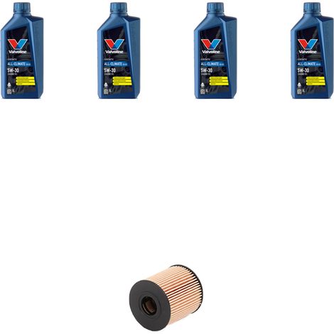 Kit filtro olio e 4L compatibile con Peugeot 5008 1.6 16v 115kw dal 2009 (1/5)