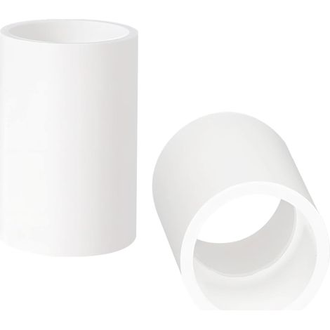 2 Pièces Raccord de Tuyau PVC Droite, Couplage Adaptateur De D'eau, 25mm x 41mm (φL) - 32mm (1/5)
