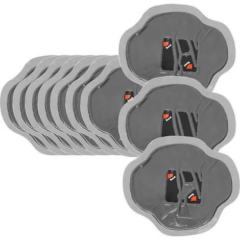 10 Stück 115 mm Auto-Reifenreparaturflicken aus Naturkautschuk für schlauchlose Reifen (Kaltreparatur)