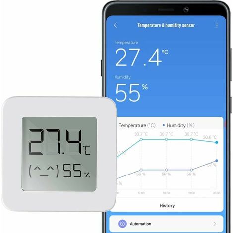 RHG Thermomètre et hygromètre Bluetooth, enregistreur magnétique de température et d'humidité, étanche, avec capteur intelligent intégré