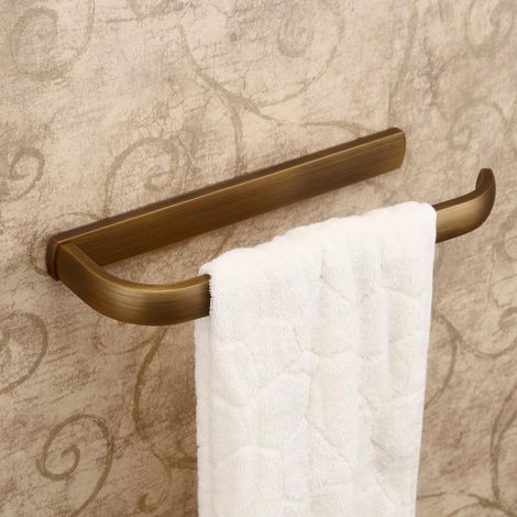 1 Anneau Porte-Serviette, Laiton, Finition Vieux Cuivre, Mat, Pour Cuisine Et Salle De Bain (1/5)