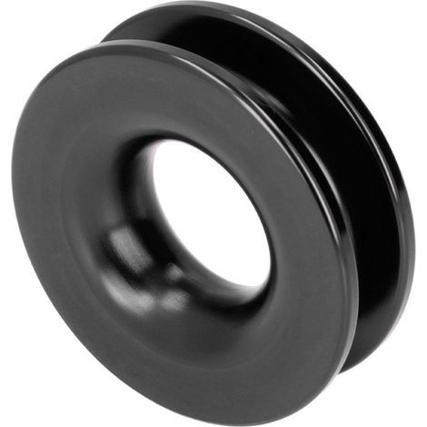 Anneau de récupération, poulie d'arrachage de treuil, en alliage d'aluminium, pour ATV, UTV, camion, manilles de bateau marin, noir (1/5)