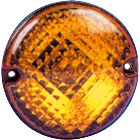 Feu Clignotant Modulaire JOKON à Encastrer - 12V - Ø 95 mm - Orange