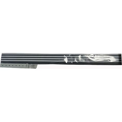GRIGLIA VENTILAZIONE NERA KIT - 100 CM