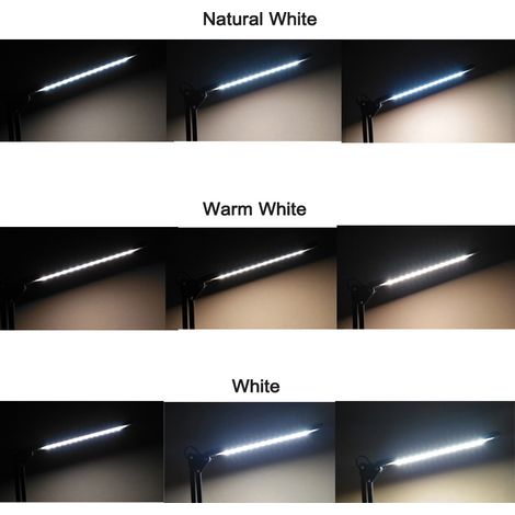6-W-LED-Schreibtischlampe mit flexiblem, dimmbarem USB-Anschluss, drei Farbmodi, Leselampe, 5 V DC (1/5)