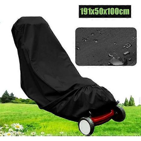 Bâche de protection pour tondeuse à gazon 4 couches, ultra-résistante, protection contre la poussière, les UV, la pluie, le soleil et la neige, taille universelle 191 x 50 x 100 cm (1/5)