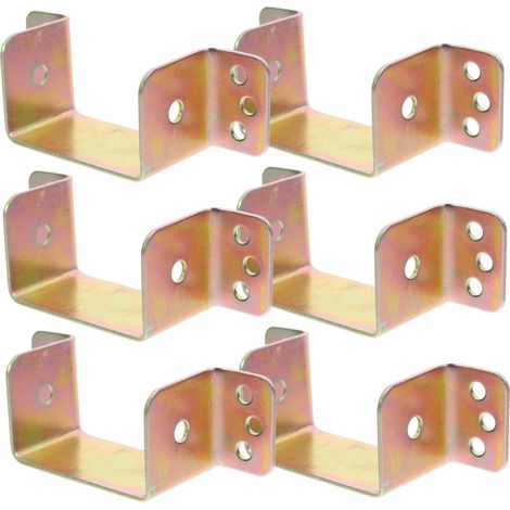 supports de fixation pour barres de lit en métal épais (1/5)