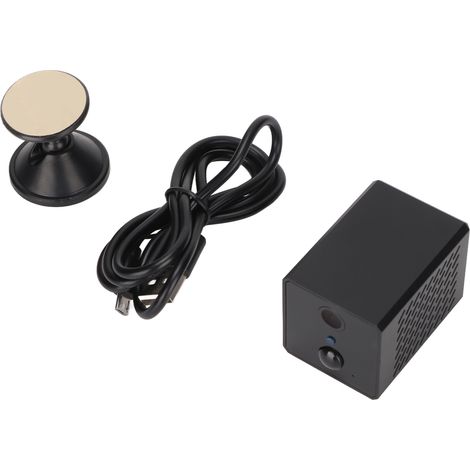 Mini Caméra de Surveillance WiFi 1080P avec Vision Nocturne pour Sécurité Maison, Bébé et Animal