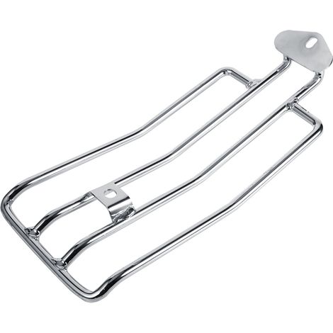 Support porte-bagages arrière pour siège solo moto XL883/1200 argenté (1/5)