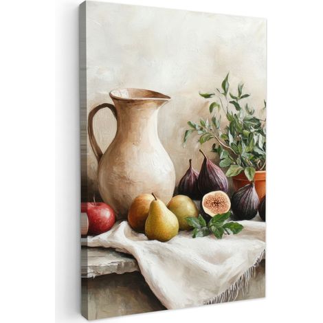 TABLEAU SUR TOILE Fruits - Herbes - Rural Cadre Décoration Murale 40x60 cm