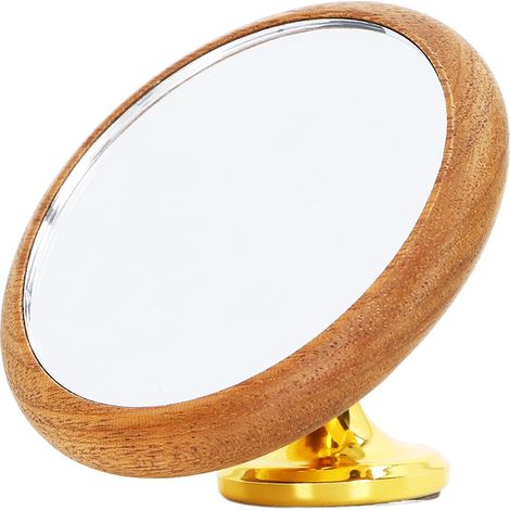Miroir d'observation pour café avec rotation multidirectionnelle, idéal pour portafiltre nu, visualisation du débit et réflexion dorée. (1/5)
