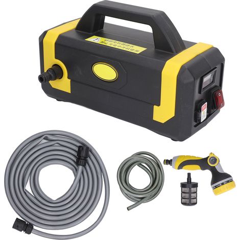 Pompe à eau électrique à batterie lithium, pompe de transfert auto-amorçante agricole, hauteur de refoulement 50-100 m, 100-240V avec prise UE (1/5)