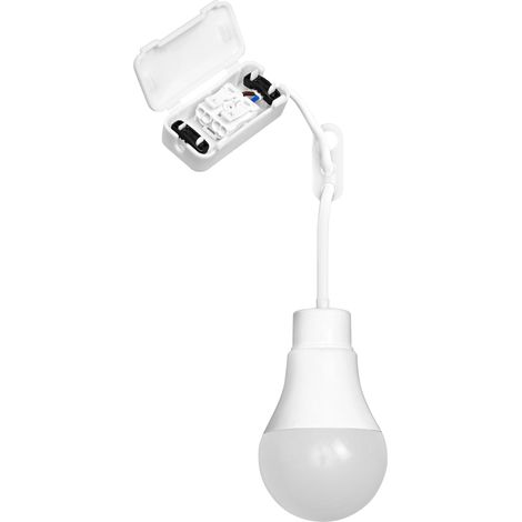 LEDVANCE Lot de 3 lampes LED  Renovation A75 Terminal Block, blanc neutre 4 000 K, 10 W, 1 055 lm, blanc, pour chantiers, installation rapide