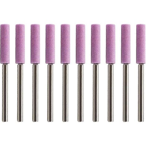 Pensez-y 10 affûteurs de chaîne de tronçonneuse 3/8 compatibles pour le polissage et la manucure des chaînes de tronçonneuse (tige de 3 mm) (1/5)