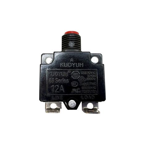 Thermoschalter Leistungsschalter 88 Series 12A Reset Schalter Überlastschutz für Elektro-Kettensäge (1/5)