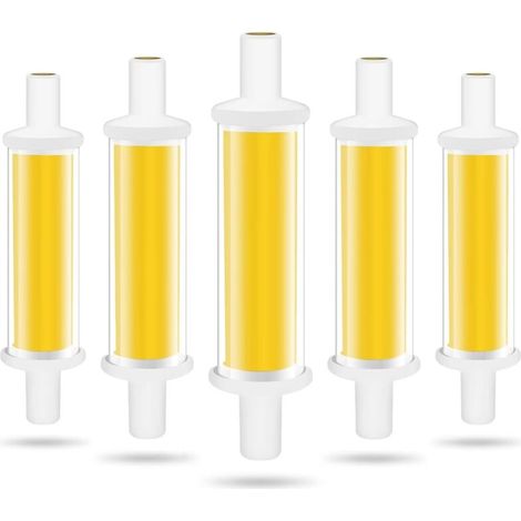 Ampoule LED R7S 78mm, 4.2W R7S LED Ampoules Équivalent 50W Lampe Halogène, Lumière Blanc Froid 6000K 600LM COB Tube LED R7S, Non Dimmable, Angle de Faisceau 360°, Sans Scintillement